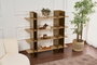 Hanah Home Estantería de Metal Dorado Shb-017-A